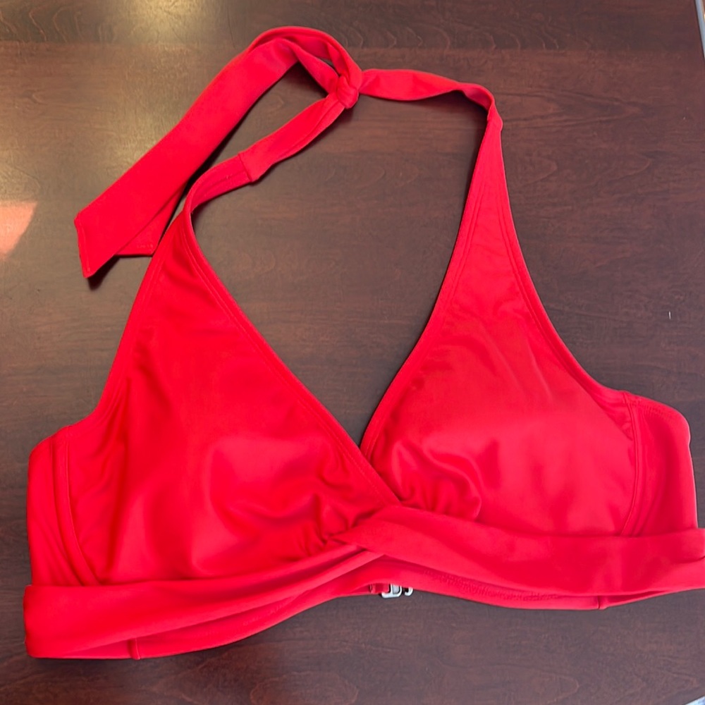 Athleta halter bikini top, size 38 B/C